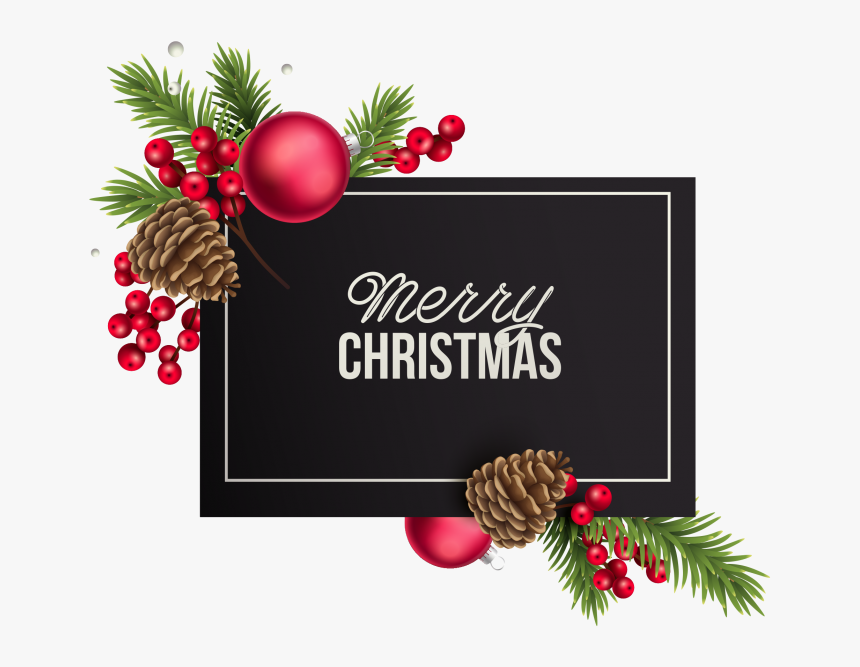 Merry Cristmas Png - Christmas Tree, Transparent Png