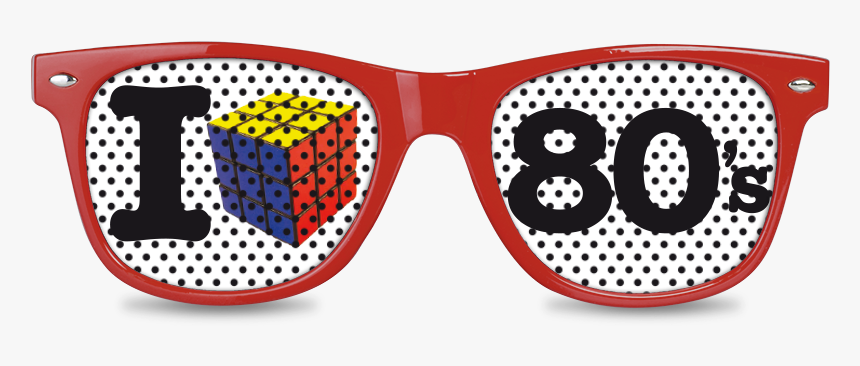 1980s 80s Goggles Free Frame Clipart - Love The 80's Png, Transparent Png