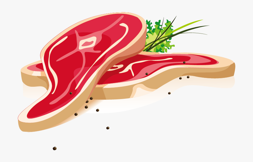 Ham Meat Beef Fresh Meat Clipart, HD Png Download , Transparent Png Image PNGitem