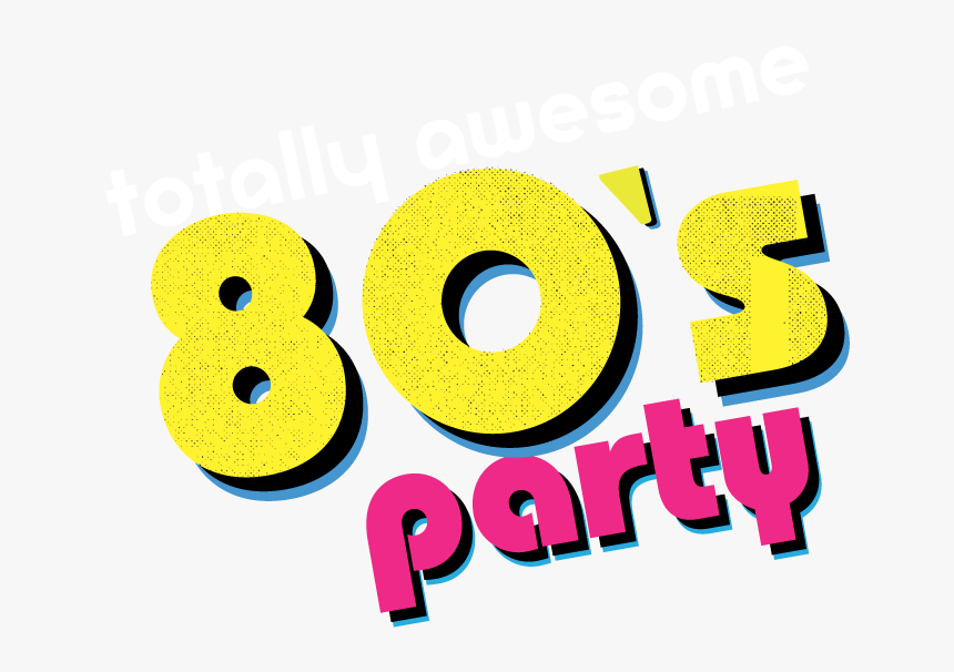 Clip Art 80s Party Background - 80's Party Clip Art, HD Png Download
