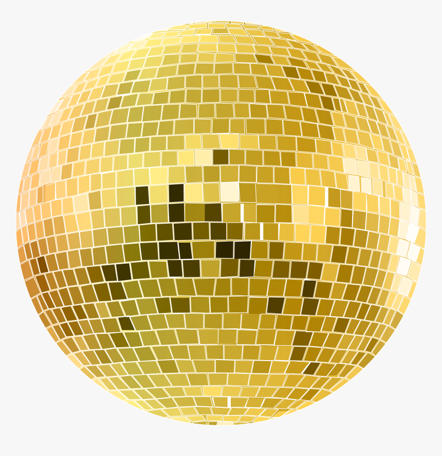 Disco Clipart Transparent Background - Transparent Background Disco Ball Png, Png Download