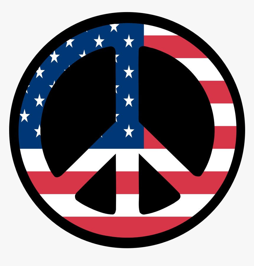 Flag Art Us Flag Peace Sign 3 Fav Wall Paper Background - Grateful Dead Steal Your Faces, HD Png Download