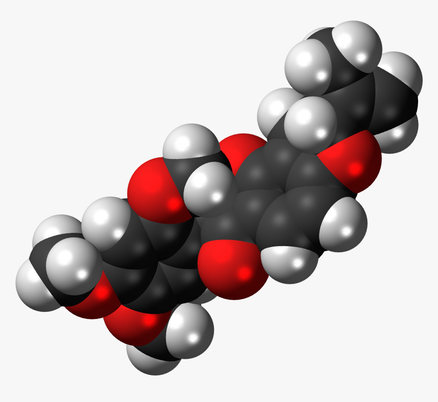 Transparent Space Dust Png - Cholesterol Space Filling Model, Png Download