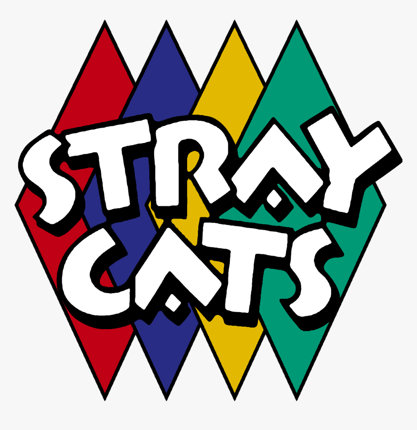 Rockabilly Stray Cats Vintage Band Logo 1980s Rock - Rockabilly Bands Logo, HD Png Download