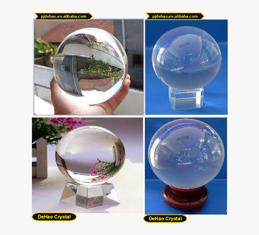 10cm 透明 水晶 球, HD Png Download