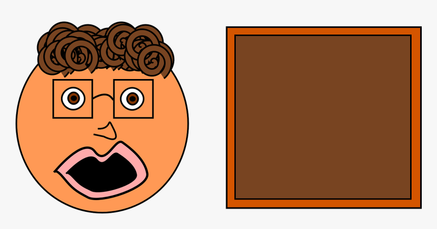 Nerd Glasses Geek Crt Screen 1980 S Wig - Blue Circle, HD Png Download