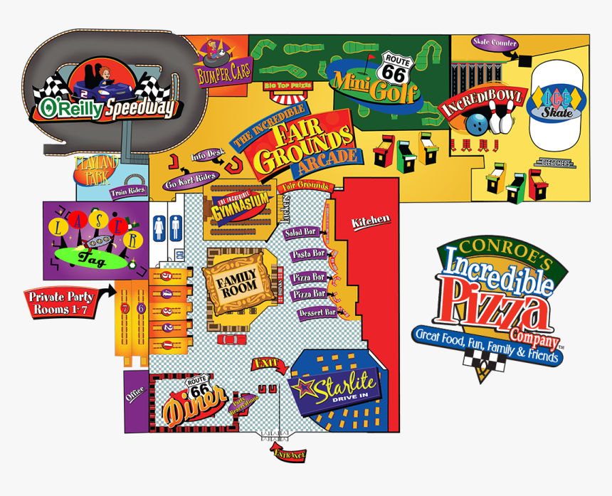 Incredible Pizza, HD Png Download