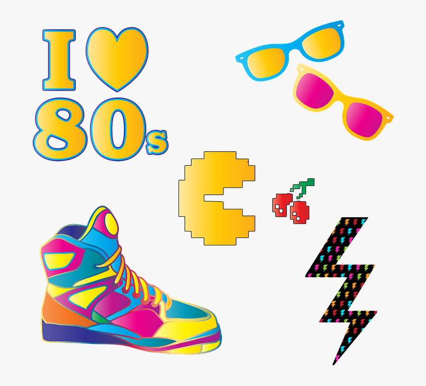 Eighties, Boombox, Retro, Music, Cassette, Technology, HD Png Download