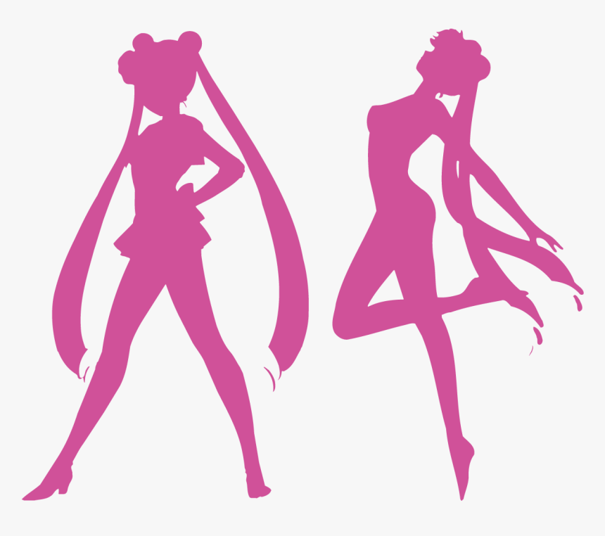 Transparent Moon Silhouette Clipart - Sailor Moon Logo Png, Png Download