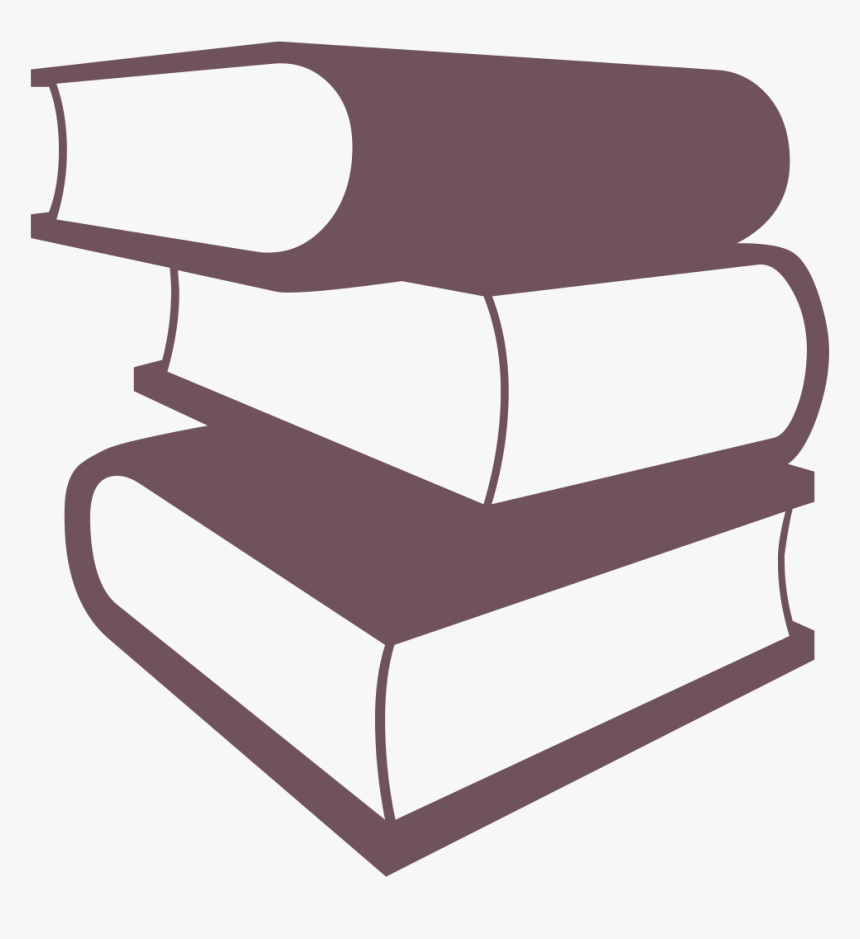 Books Silhouette Png, Transparent Png