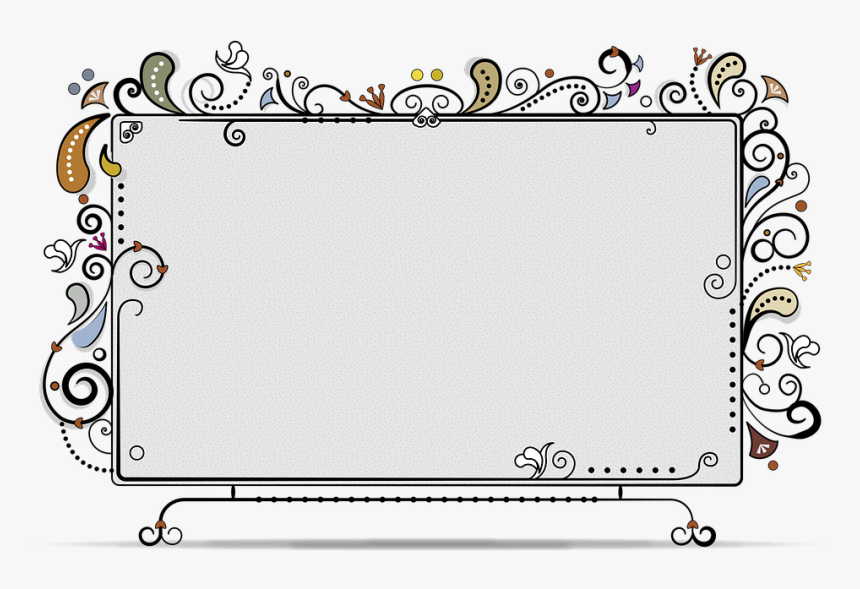 Frame, Border, Board, Copy Space, Space, Empty - Picture Frame, HD Png Download