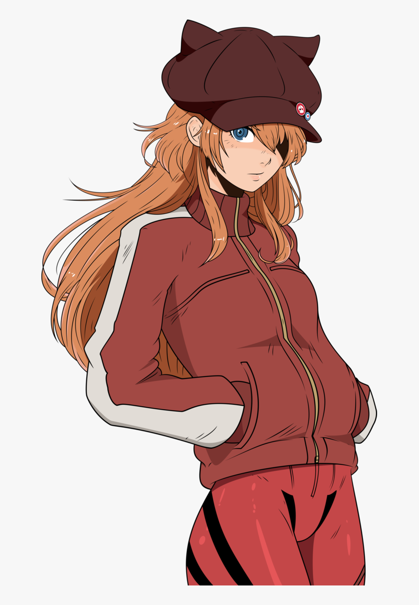 Transparent Asuka Langley Png - Asuka Langley Shikinami Hat, Png Download