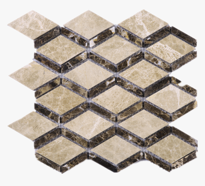 Space Grid Cedar With Dynasty Border Marble Mosaic - Floor, HD Png Download