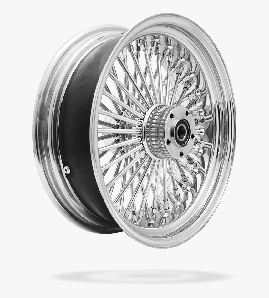 5 Rear 50 Spoke Pre Staged Custom Motorcycle Wheel - Ridewright 50 Spoke Rear Wheel, HD Png Download