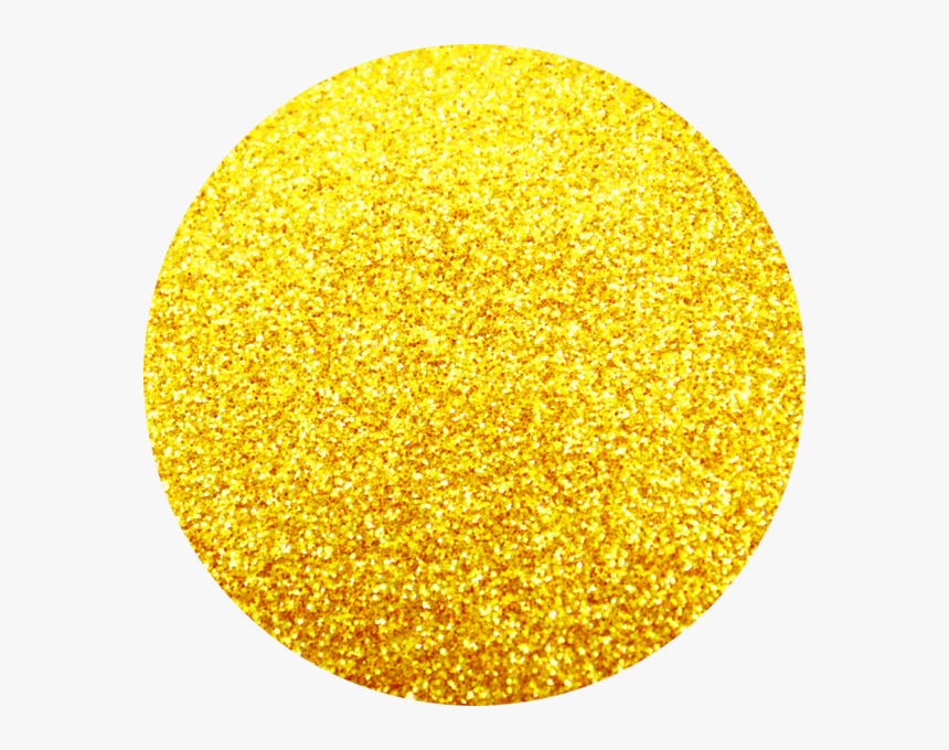 C066 Laser - Sparkly Yellow Circle Transparent Background, HD Png Download