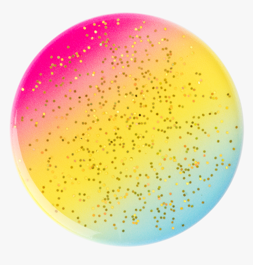 Glitter Rainbow Showers, Popsockets - Circle, HD Png Download