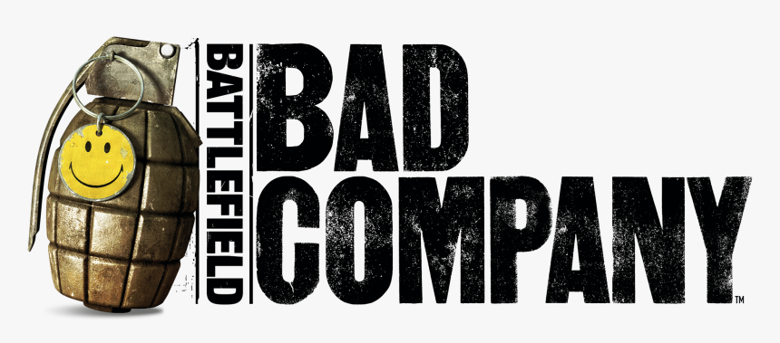 Bfbc Logo Horizontal W Grenadec - Battlefield Bad Company Logo, HD Png Download