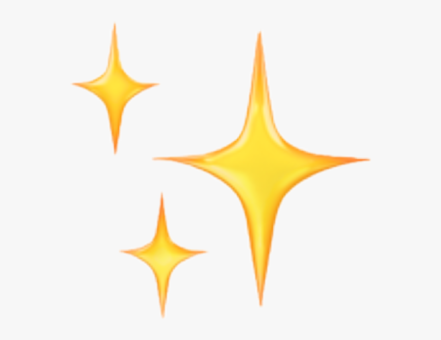 Transparent Yellow Sparkles Png - Emoji De Las Estrellas, Png Download