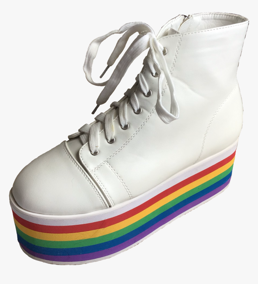 platform shoes transparent