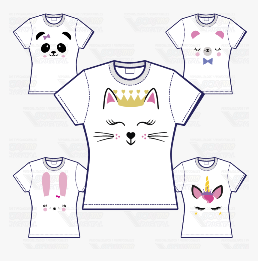 Playeras Personalizadas De Gatitos, HD Png Download