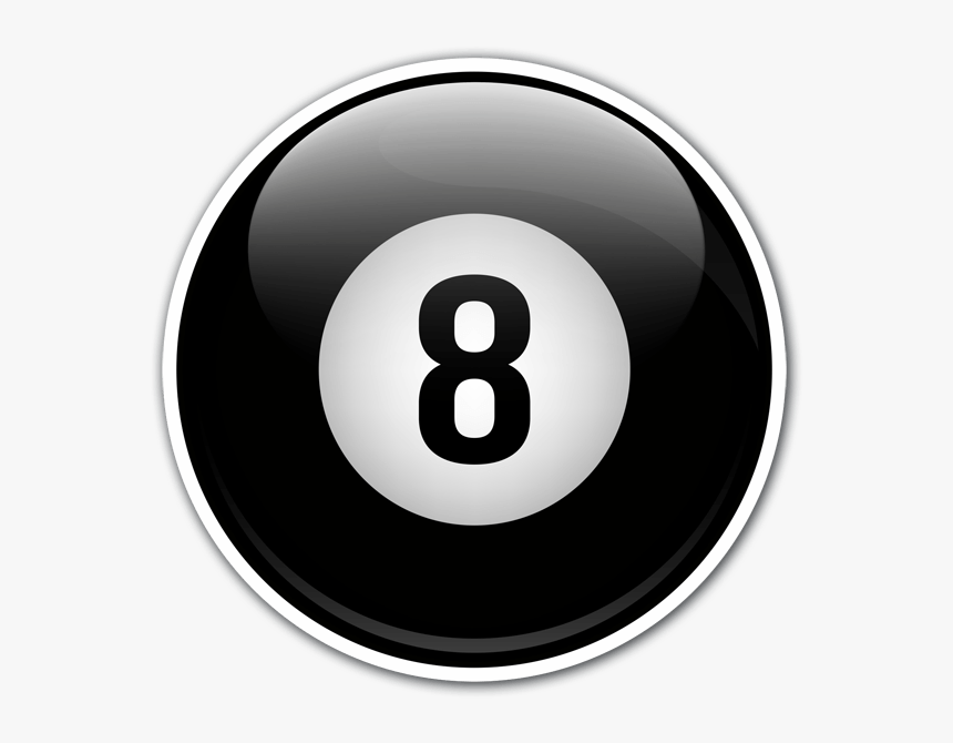 Car & Motorbike Stickers - Bola 8 De Billar, HD Png Download