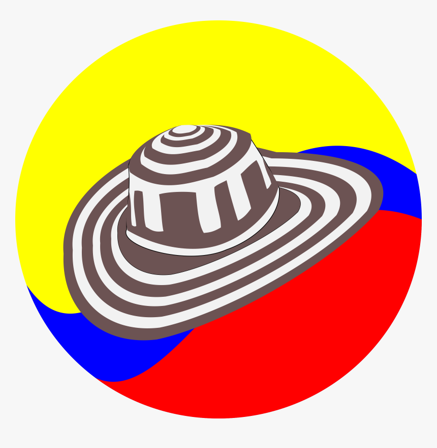Clipart - Colombia Sombrero Vueltiao Png, Transparent Png