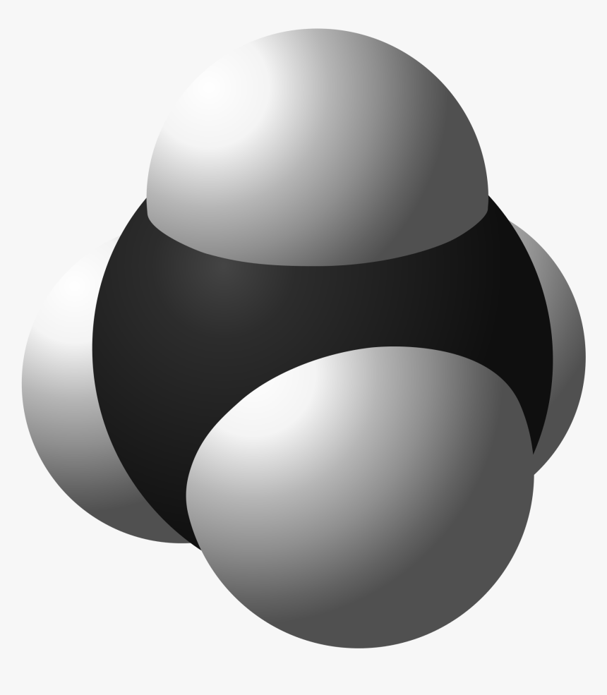 Transparent Space Dust Png - 3d Model Of Methane, Png Download