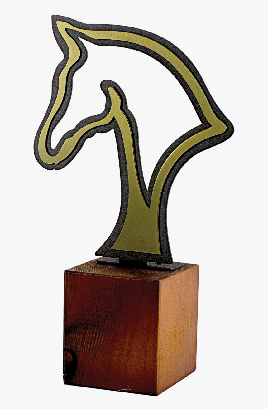 Metal Silhouette Horse Head Trophy - Trophy Horse, HD Png Download