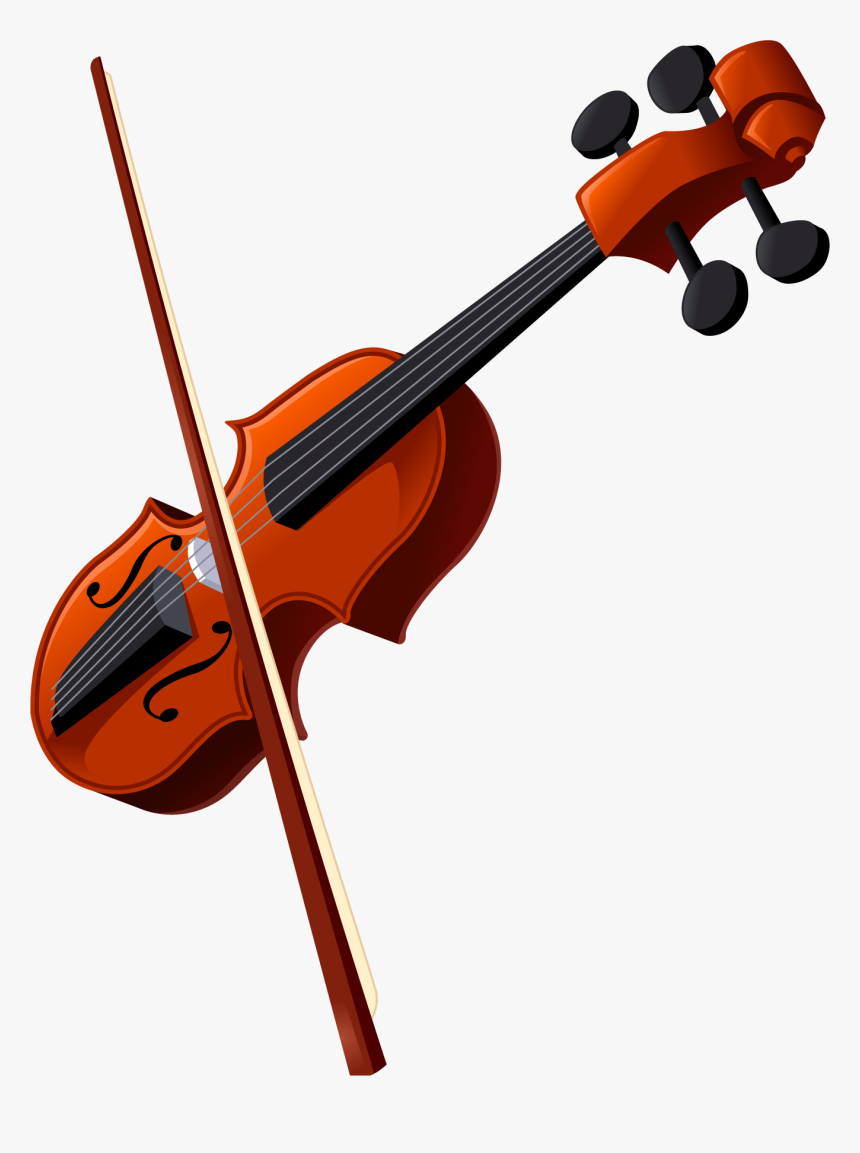 Violin Transparent Free Images Only Cliparts - Violin Clipart, HD Png Download