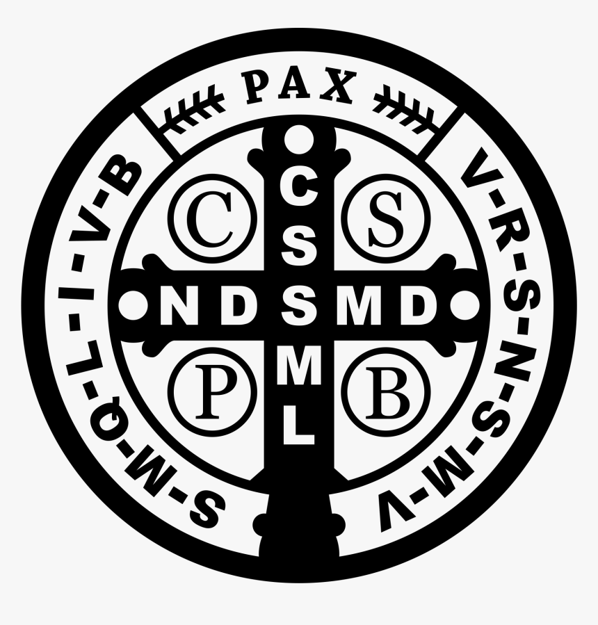 Clip Art Adesivo S O M - Adesivo Medalha De São Bento, HD Png Download