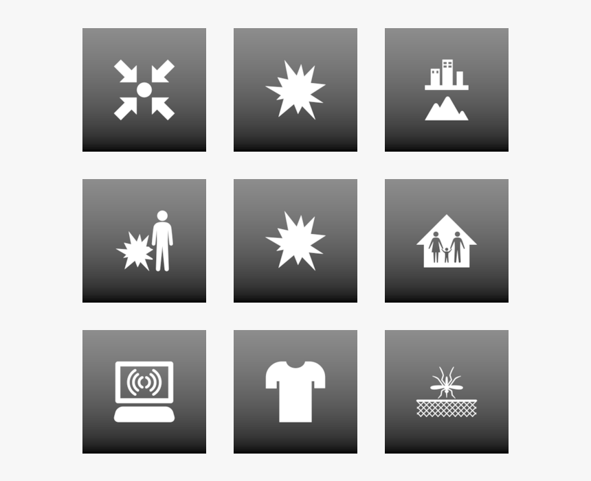 Mimetype Icon In Style Flat Square White On Black Gradient - Graphic Design, HD Png Download