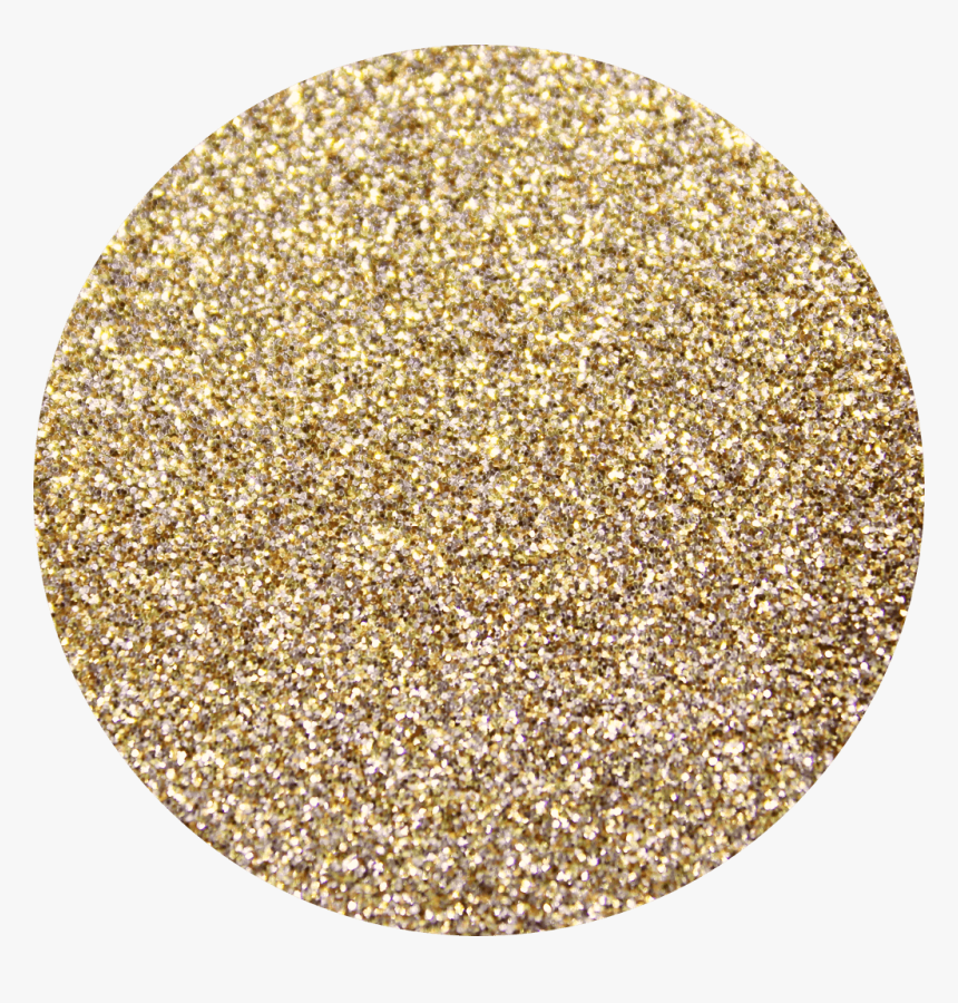 71 White Gold - Transparent Gold Glitter Circle, HD Png Download
