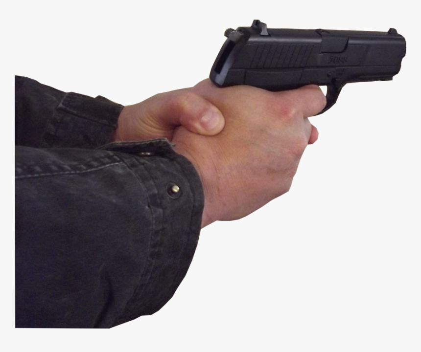 Airsoft-gun - Hands With Gun Png, Transparent Png