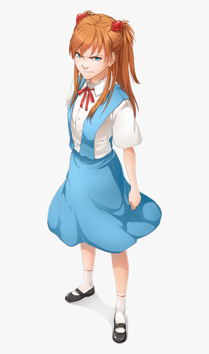 Souryuu Asuka Langley Drawn By Soemy - Аска Евангелион В Форме, HD Png Download