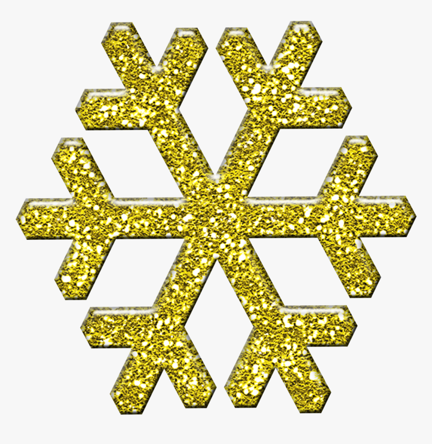 Free Snowflake Cliparts Gold - Copos De Nieve Diseño, HD Png Download