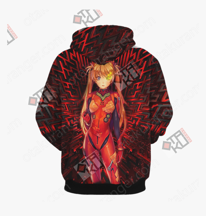Neon Genesis Evangelion Soryu Asuka Langley 3d Hoodie - Seven Deadly Sins Meliodas Shirt, HD Png Download