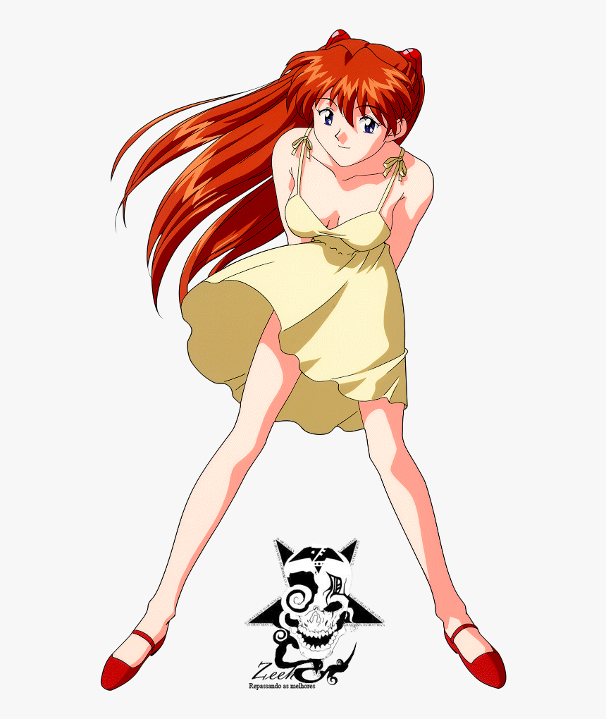 Asuka Langley Summer Dress, HD Png Download