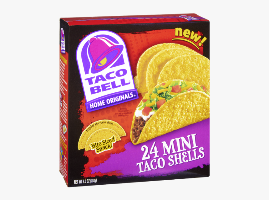 Taco Bell Mini Taco Shells, HD Png Download , Transparent Png Image ...