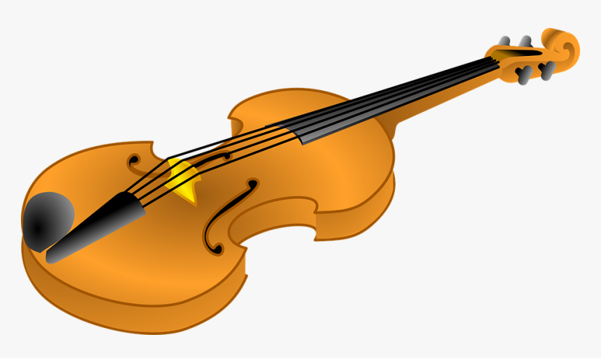Violin, Musical, Fiddle, Brown, Music, Classical - Violin Clipart Free, HD Png Download