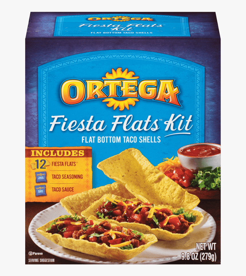 Image Of Fiesta Flats Taco Kit - Ortega Fiesta Flats, HD Png Download