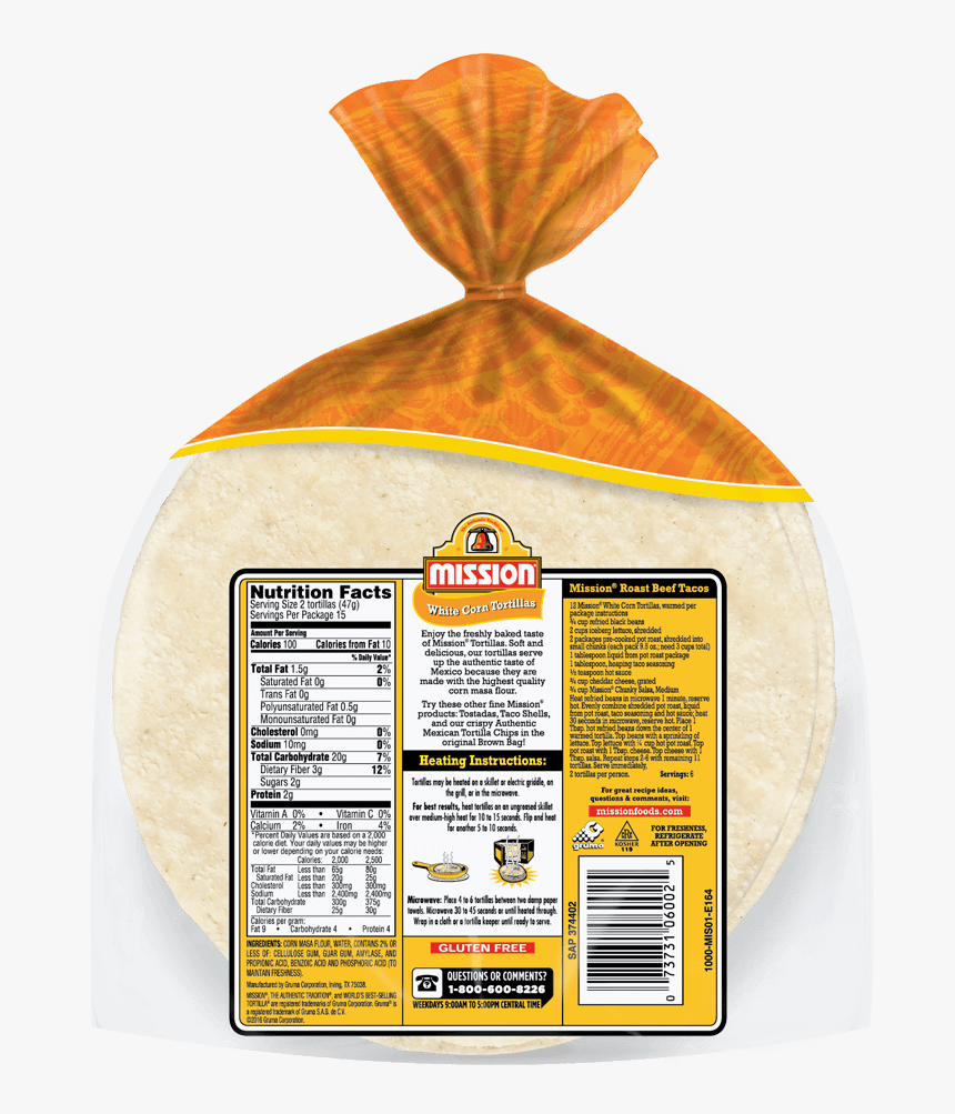Mission Corn Tortillas, HD Png Download