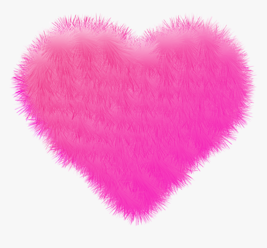 Heart, Furry, Fluffy, Teddy, Love, Cute, Plush, Sweet - Heart, HD Png Download
