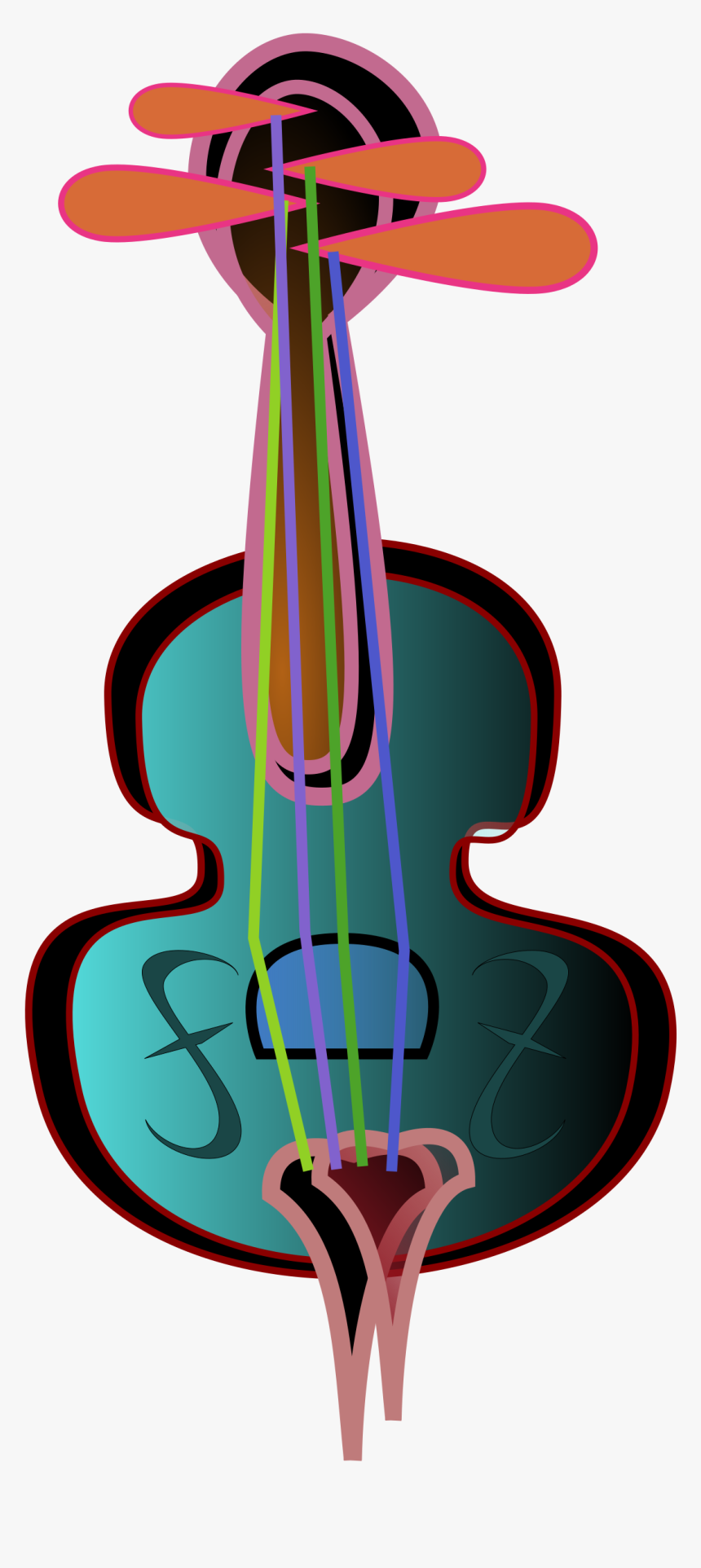 Violin Clip Arts - Music Instruments Public Domain, HD Png Download