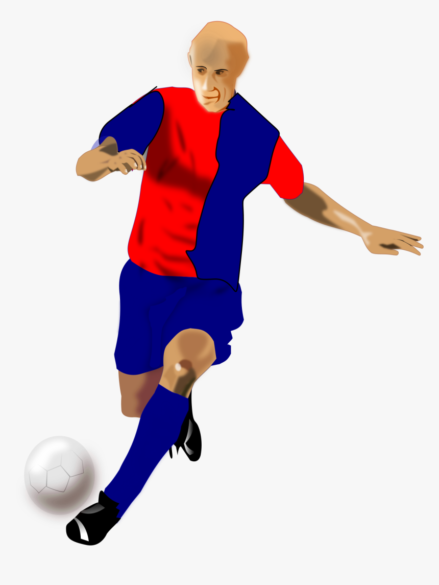 Soccer Player Png - Calciatore Clipart, Transparent Png