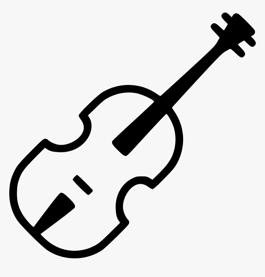 Violin Instrument Comments Clipart , Png Download Violin Emoji Black