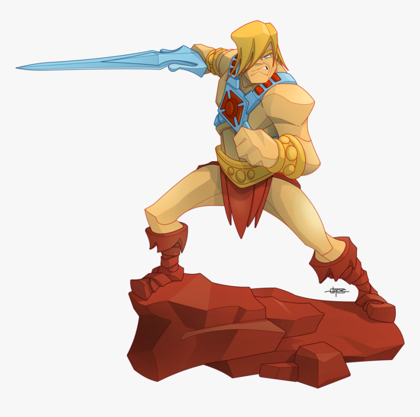 Burningeyestudios He-man Action Pose By Burningeyestudios - He Man Pose, HD Png Download