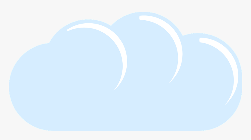 Cloud, Blue, Sky, Sky Clouds, Fluffy, White - Heart, HD Png Download