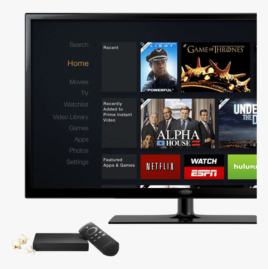Amazon Fire Stick Png , Png Download - Amazon Fire Tv Gui, Transparent Png