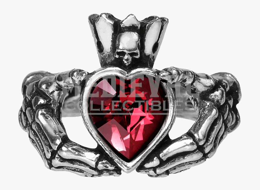 Transparent Claddagh Png - Claddagh By Night Ring Alchemy Gothic, Png Download