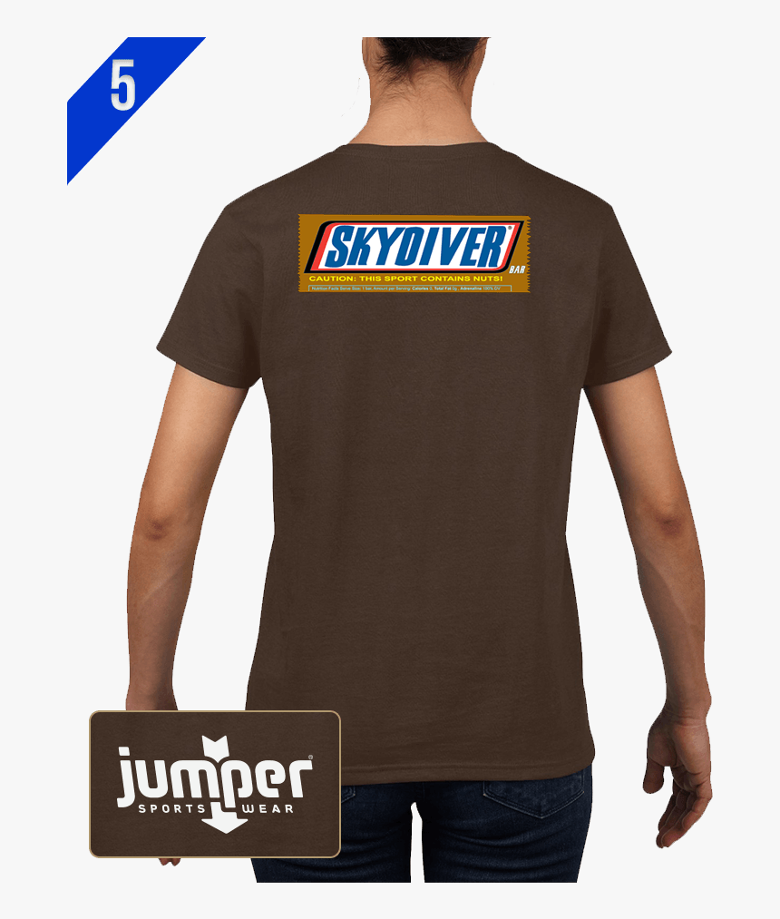Transparent Snicker Png - Skydiving Shirt For Women, Png Download